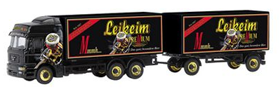 Schuco 1/87 MAN F2000 Koffersattelzug "LEIKEIM"  