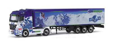 Schuco 1:87 MB Actros V8 Koffersattelzug "LEIKEIM"