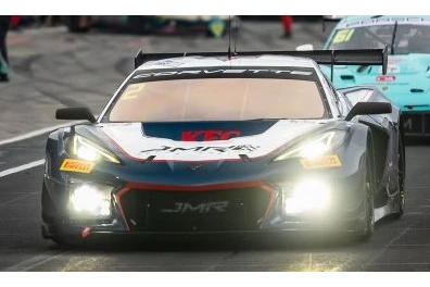 spark 1/43 シボレー コルベット Z06 GT3。R No.2 ジョホールモータースポーツ JMR 3位 鈴鹿1000km 2025 A.シムズ - N.キャッツバーグ - S.マクラフリン