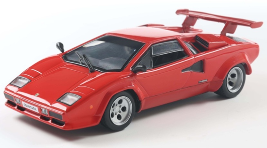 ミニカー1/43 バンダイ　ランボルギーニカウンタックLP500 First 1/43 ランボルギーニ カウンタック LP500 1985 レッド