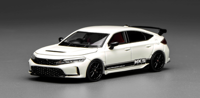 MOTORHELIX 1/64 ホンダ シビック タイプR (FL5) HKS Livery  "チャンピオンシップ ホワイト"