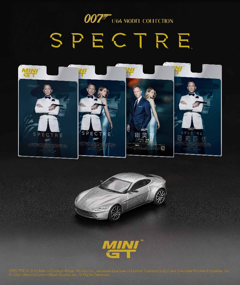 MINI GT 1/64 アストンマーチン DB10 「スペクター」 英語版パッケージ