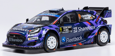 ixo 1/43 フォード プーマ ラリー1 2025年 ラリースウェーデン  #9 J.Serderidis/F.Miclotte