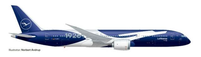 herpa 1/500 787-9 ルフトハンザ航空 "100 Jahre" "Berlin" D-ABPU   ダイキャスト製