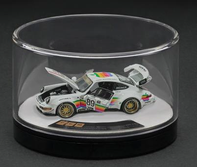 PGM RWB 964 White #89- Rotating display (1/64 Scale)※回転台座バ
