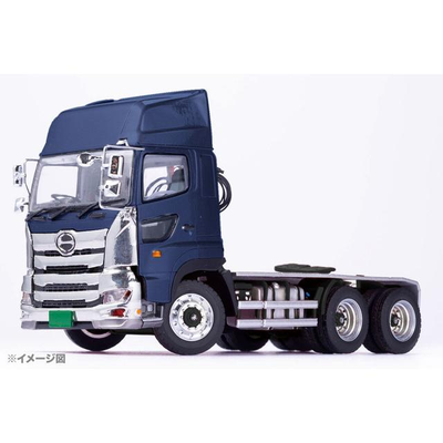 プラッツ 1/50 日野プロフィアSS 6×4 ハイルーフ ブルーメタリック 現行モデル