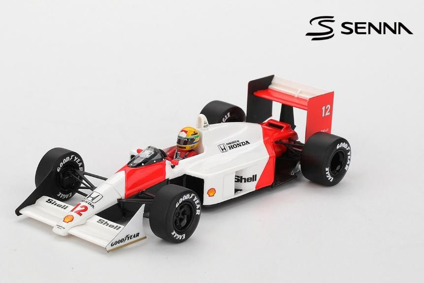 1/43 マクラーレンMP4/4 A.セナ 1988/ハンガリーGP ミニチャンプス 1/43 マクラーレン ホンダ MP4/4 イギリスGP 1988