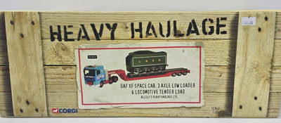 Corgi 1/50 Heavy Haulage DAF XF 3 Axle Low Loader & Loco Tender Load  