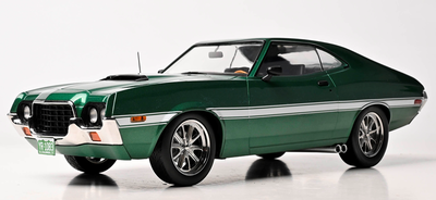 Ixo 1/18 フォード グラントリノ スポーツ 2ドア 1972  &rdquo;カスタム&rdquo; メタリックグリーン