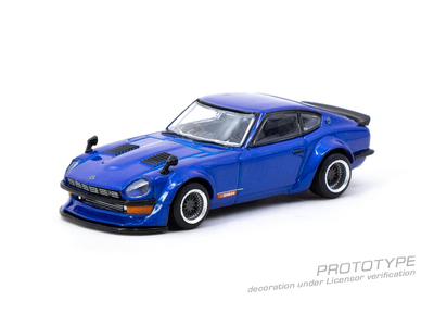 Tarmac(ターマック) 1/64 (ダイキャスト製) Nissan Fairlady Z S30 Widebody - Designed by Jon Sibal Blue