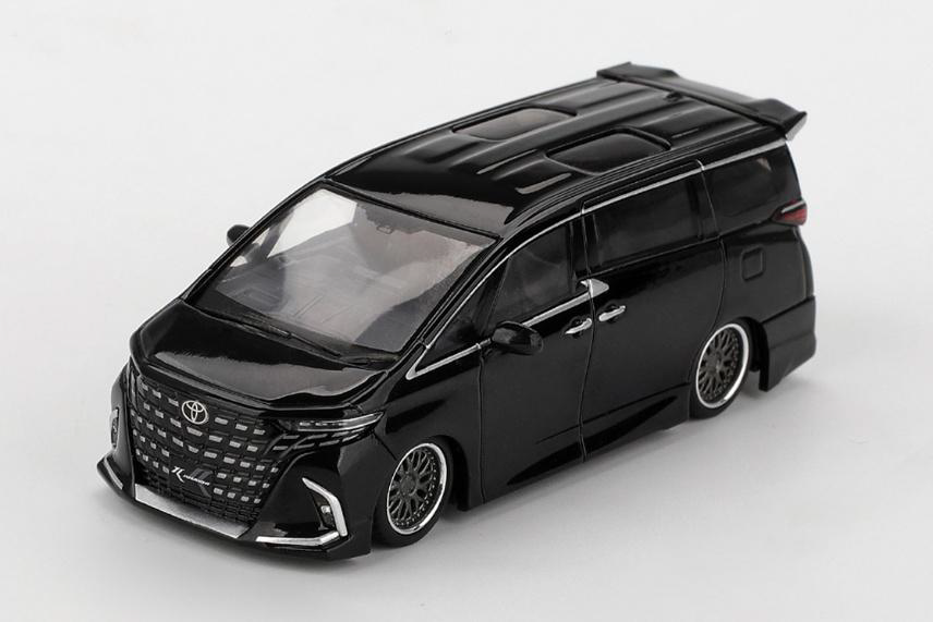 トヨタ アルファード 1/64 MINI-GT 1/64 Toyota アルファード 40 KUHL ブラック(右ハンドル