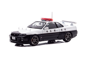RAI'S 1/43 日産 スカイライン GT-R (BNR34) 2020  埼玉県警察高速道路交通警察隊車両 (953) *500pcs