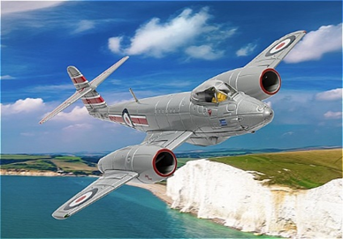 CORGI 1/72 グロスター ミーティア F.Mk.8 WH480 'M' イギリス空軍   ビギンヒル基地 1953