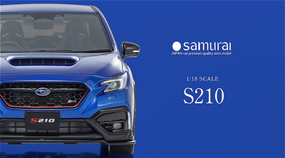 KYOSHOオリジナル samurai シリーズ  1/18  SUBARU S210 (ブルー) 限定 800個