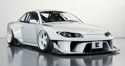 KYOSHOオリジナル samurai シリーズ  1/18  日産 シルビア S15 Khyzyl Saleem (ホワイト)