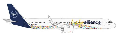 herpa 1/500 A321neo ルフトハンザ航空 "Help Alliance" D-AIEP