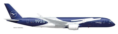 herpa 1/200 A350-900 ルフトハンザ航空 "100 Jahre" D-AIXL