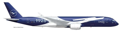 herpa 1/200 A350-900 ルフトハンザ航空 "100 Jahre" D-AIXL   スナップフィット