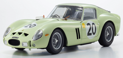 京商オリジナル 1/18 フェラーリ 250GTO ル・マン 24h 3505GT 1962 #20 (ライトグリーン)