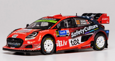 ixo 1/43 フォード プーマ ラリー1 2025年ラリーエストニア  #22 M.Sesks/R.Francis