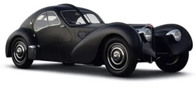 Norev 1/12 ブガッティ タイプ57 SC アトランティック 1937 ブラック