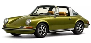Norev 1/43 ポルシェ 911 タルガ 1969 オリーブグリーン