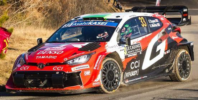 Spark 1/43 TOYOTA GR Yaris Rally1 No.33 TOYOTA GAZOO RACING WRT 2nd Monte Carlo Rally 2026