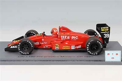 Spark 1/43 ライフ L190 No.39 モナコGP 1990 フリープラクティス ブルーノ・ジャコメリ