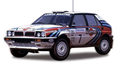 SUN STAR 1/18 ランチア デルタ インテグラーレ 16V  1991年 アクロポリスラリー 優勝  #7 J.Kankkunen/J.Piironen