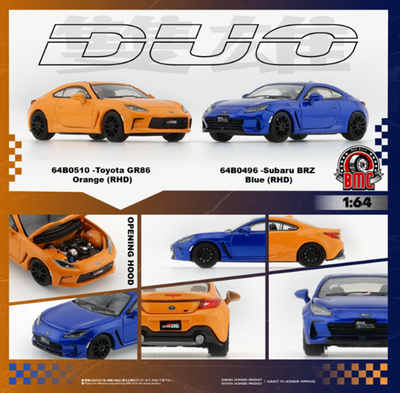 BMC 1/64 トヨタ GR86 オレンジ RHD