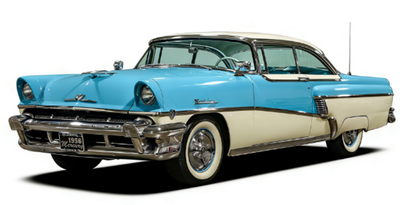 SUN STAR 1/18  マーキュリー・モントクレア ハードトップ 1956 クラシックホワイト/ナイアガラブルー