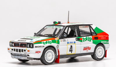 ixo 1/43 ランチア デルタ INTEGRALE 16V  1989年 アクロポリスラリー #4 A.Fiorio/L.Pirollo"