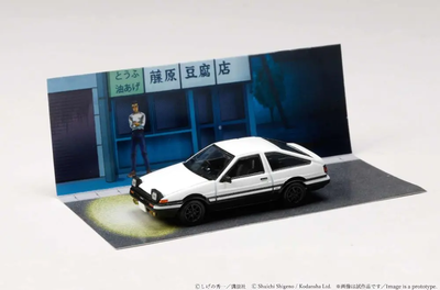 HJ 1/64 トヨタ スプリンター トレノ (AE86 /頭文字D 藤原拓海 VS 中里毅
