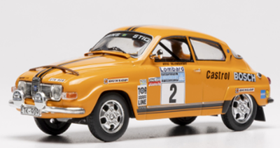 ixo 1/43 サーブ 96 V4 1974年 RACラリー  #2 S.Blomqvist/H.Sylvan