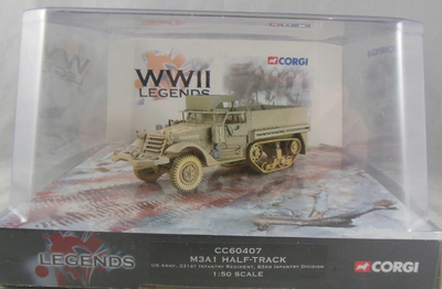 Corgi  1/50 WW II Legends  M3A1 Half Track US Army 331st Infantry Regim