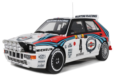 otto 1/12 ランチア デルタ HF インテグラーレ Gr.A モンテカルロラリー  1992 #4  限定生産品