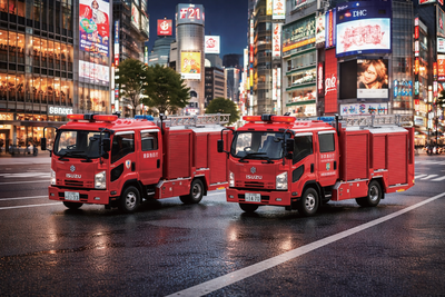 CAR-NEL 1/43 いすゞ フォワード 2013 東京消防庁 : 消防救助機動部隊水槽付ポンプ車 (31) *300pcs