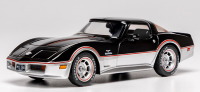 ixo 1/43 シボレー コルベット C3 1980 ブラック/シルバー