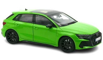 Norev 1/18  アウディ RS 3 スポーツバック 2025 キャラミグリーン  