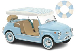 Norev 1/18  フィアット 500 ジョリー 1965 ブルー 