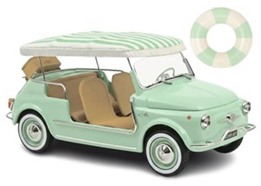 Norev  1/18  フィアット 500 ジョリー 1965 グリーン 