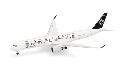 herpa 1/500  A350-900 タイ航空 "Star Alliance" HS-THU 　(ダイキャスト製)