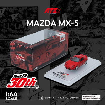 ATS 1/64 Mazda MX-5 頭文字D	
