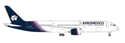 herpa 1/500 787-9 アエロメヒコ航空 新塗装 N815AM