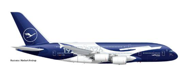 herpa 1/500 A380 ルフトハンザ航空 "100 Jahre" D-AIMH
