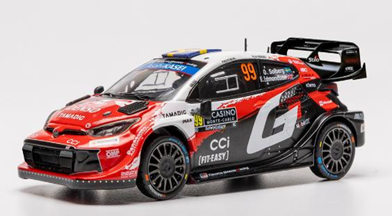 ixo 1/43 トヨタ GR ヤリス ラリー1 2026年 ラリーモンテカルロ 優勝