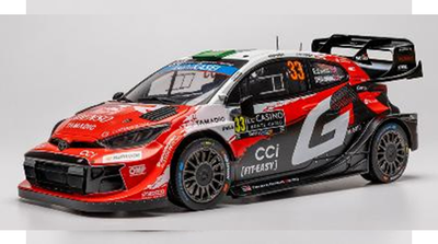 ixo 1/18 トヨタ GR ヤリス ラリー1 2026年 ラリーモンテカルロ  #33 E.Evans/S.Martin