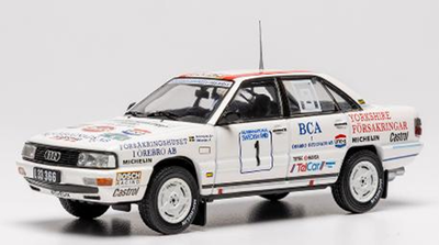 ixo 1/43  アウディ 200 クワトロ 1989年 ラリースウェーデン  #1 S.Blomqvist/B.Melander 