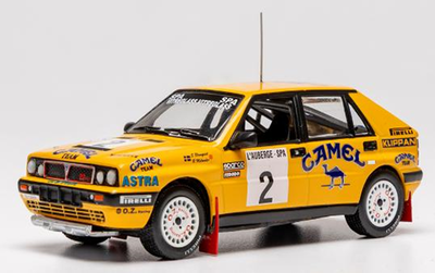 ixo 1/43  ランチア デルタ インテグラーレ16V  1989年 ブークル・ド・スパ #2 S.Blomqvist/B.Melander