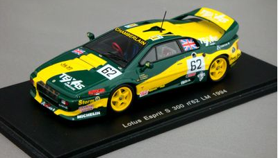 Sparkスパーク 1/43  ロータス エスプリ S 300 LM 1994 #62